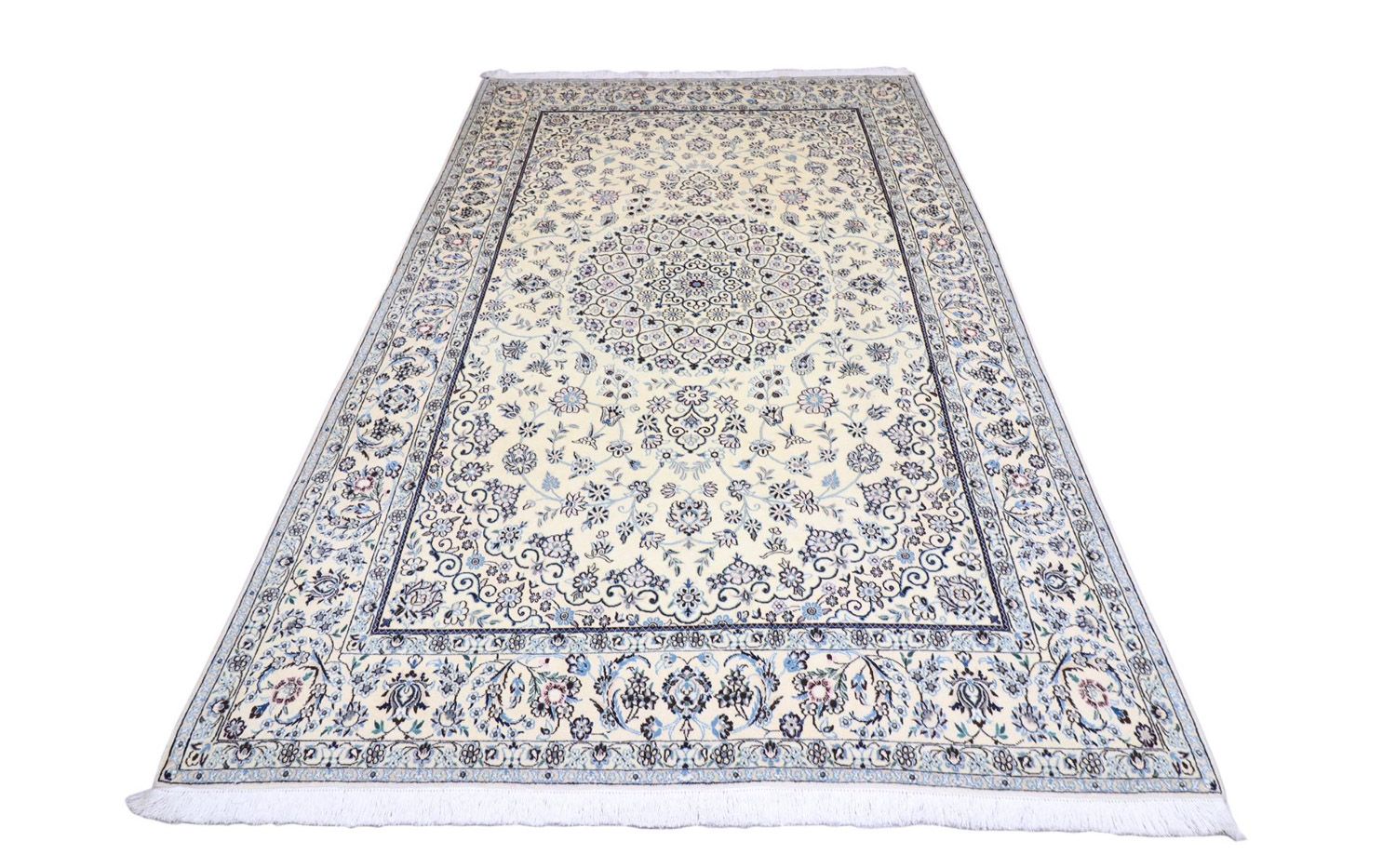 Persisk tæppe - Nain - 307 x 200 cm - beige