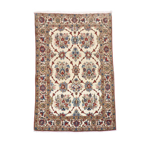 Persisk tæppe - Ghom - 204 x 135 cm - beige