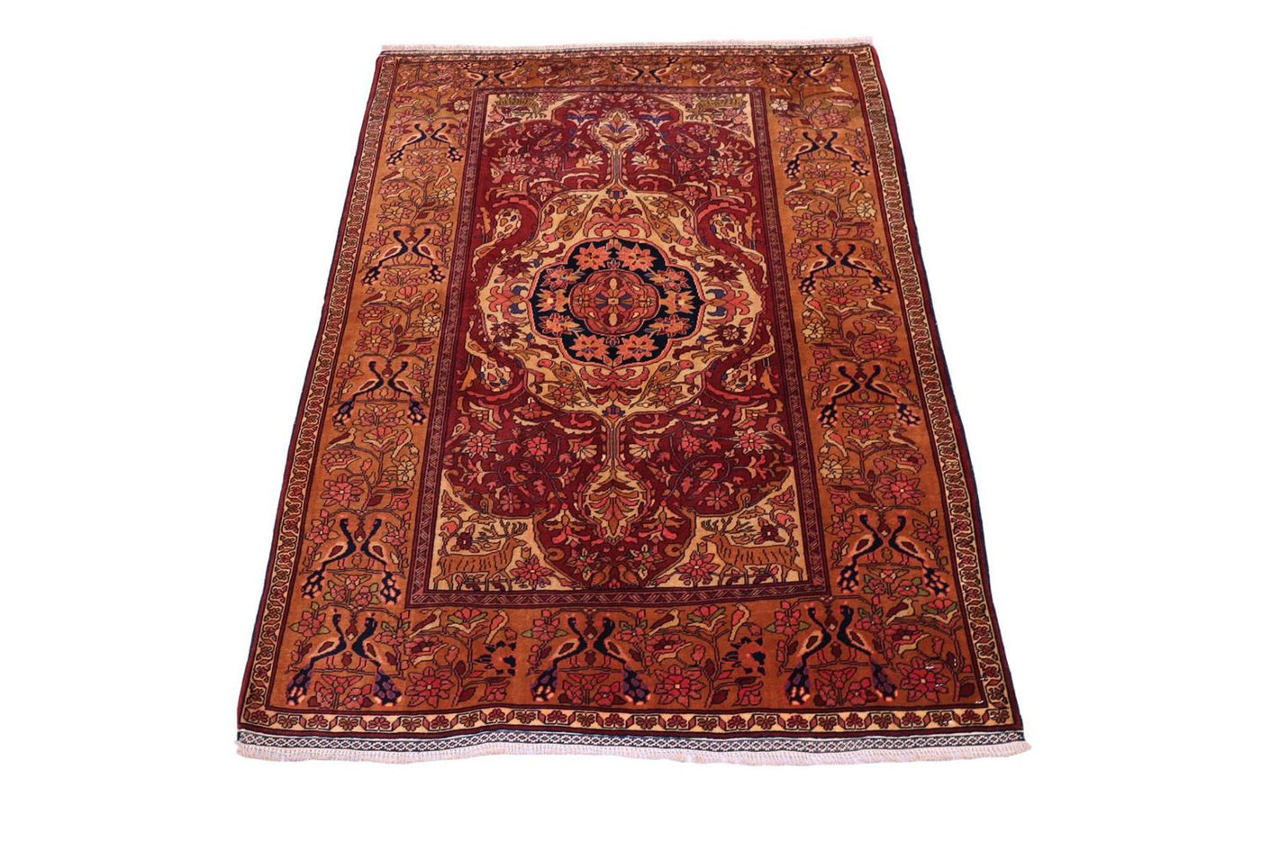 Afghansk silke Tæppe 154x115cm - Orientalsk tæppe