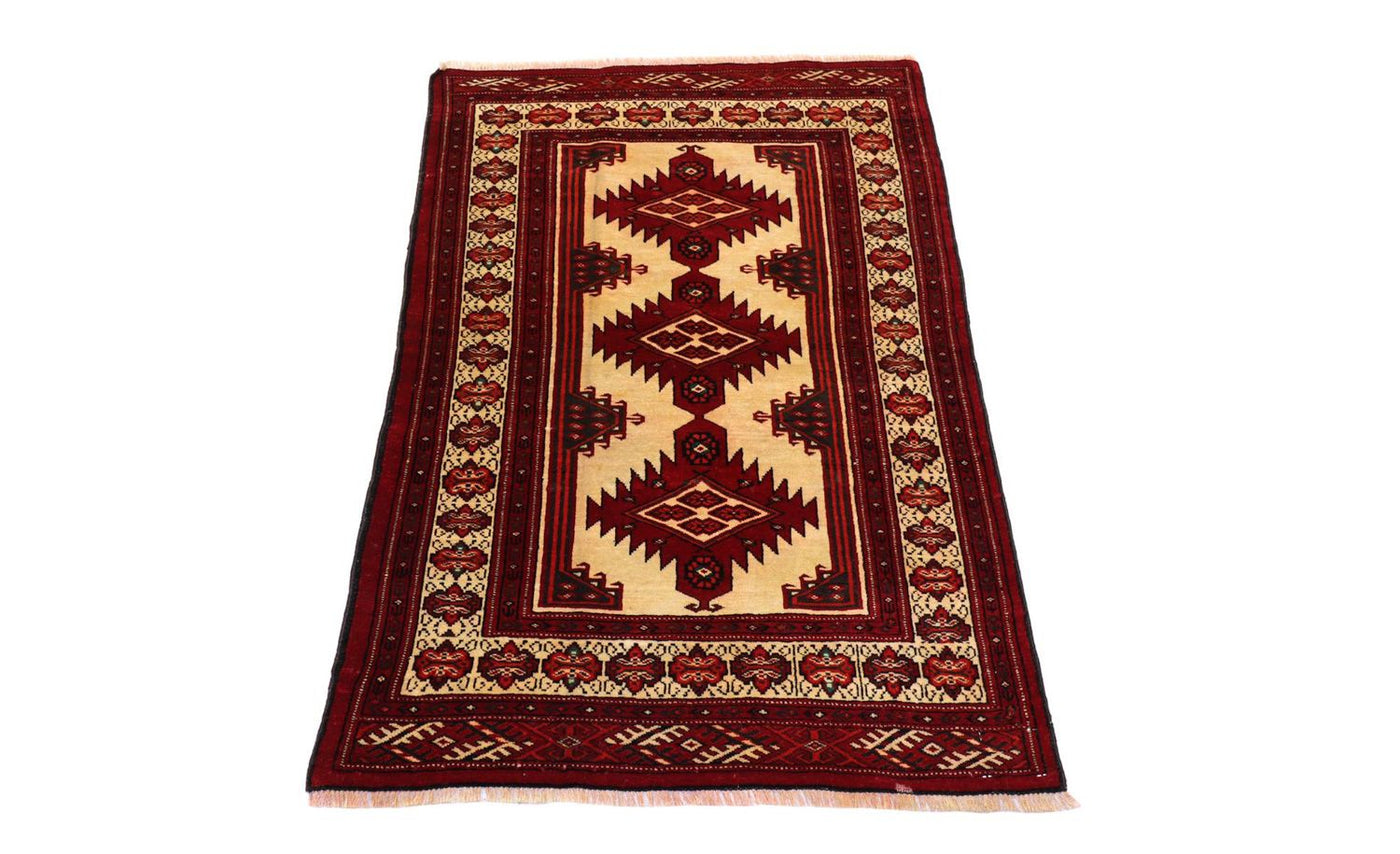 Afghansk tæppe 127x89cm - Orientalsk tæppe