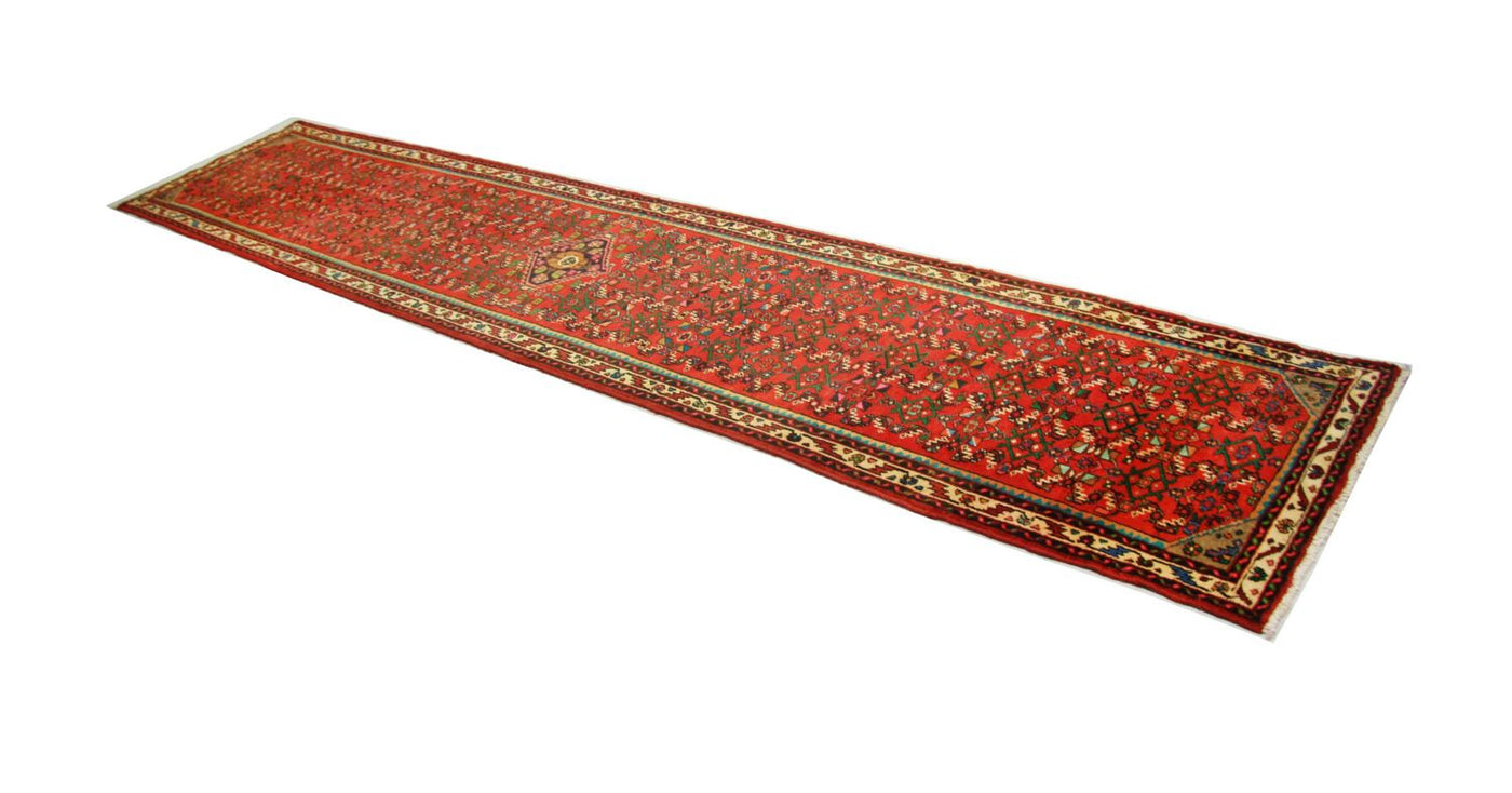 Hamadan Tæppe 387x80cm - Persisk tæppe