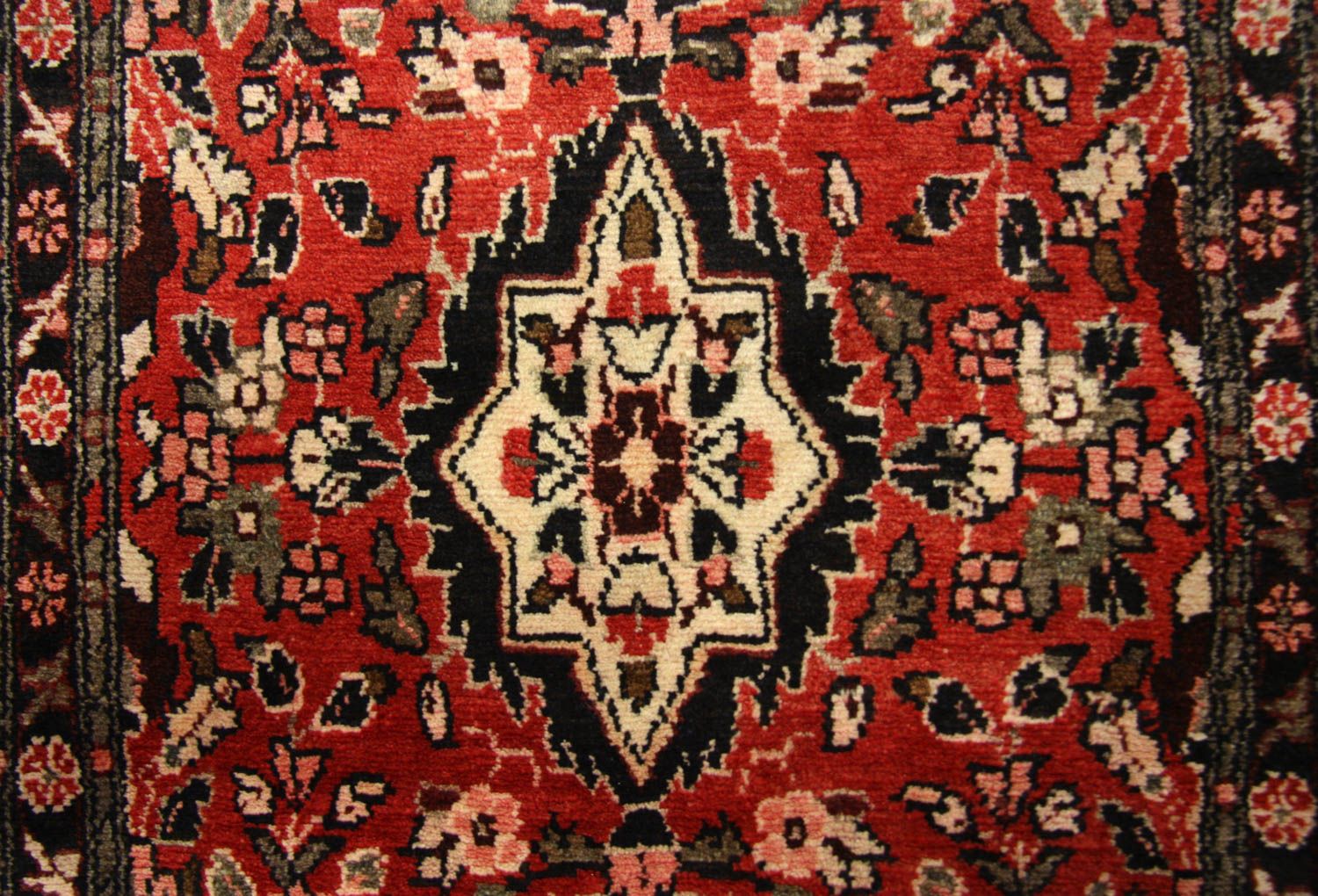 Løber Persisk tæppe - Nomadisk - 384 x 83 cm - rød