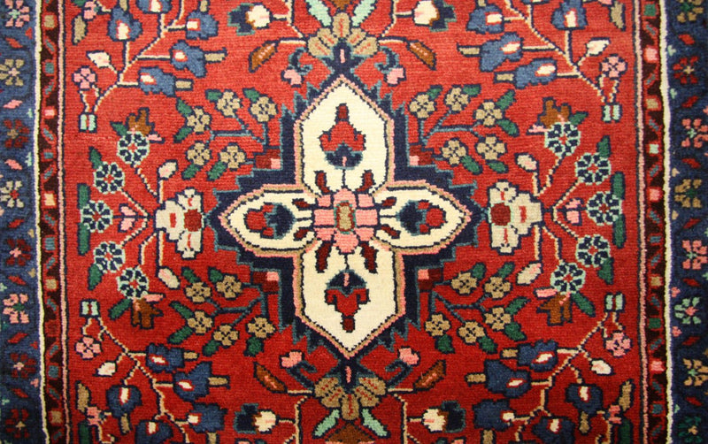 Løber Persisk tæppe - Nomadisk - 385 x 89 cm - rød
