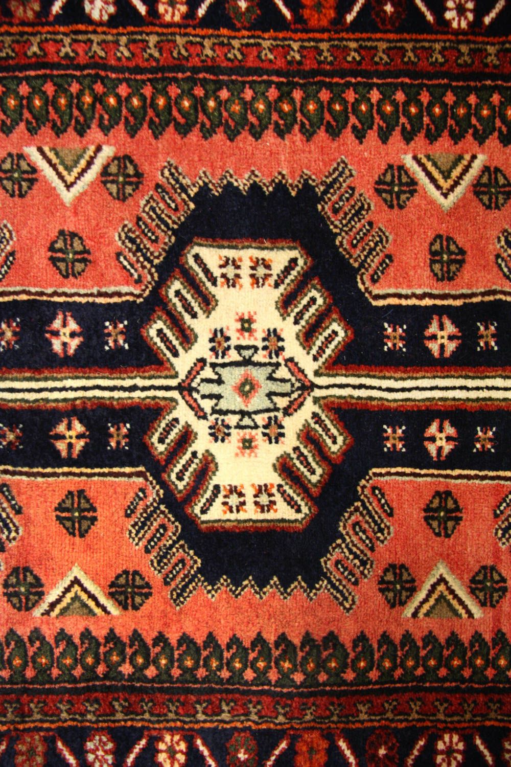 Løber Persisk tæppe - Nomadisk - 385 x 84 cm - rød