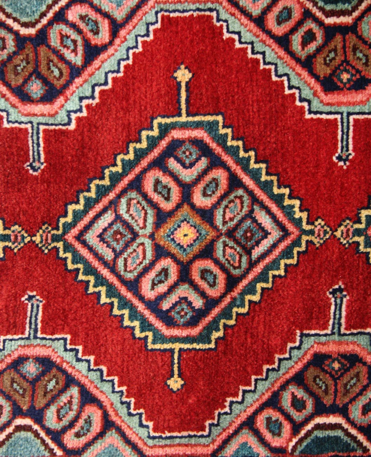 Løber Persisk tæppe - Nomadisk - 295 x 76 cm - rød