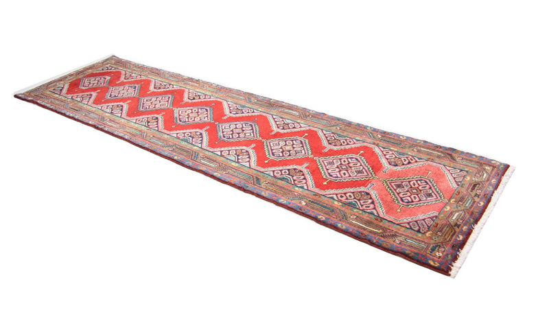 Løber Persisk tæppe - Nomadisk - 295 x 76 cm - rød