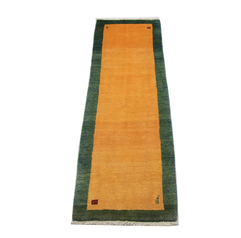 Løber Gabbeh-tæppe - Persisk - 285 x 86 cm - orange