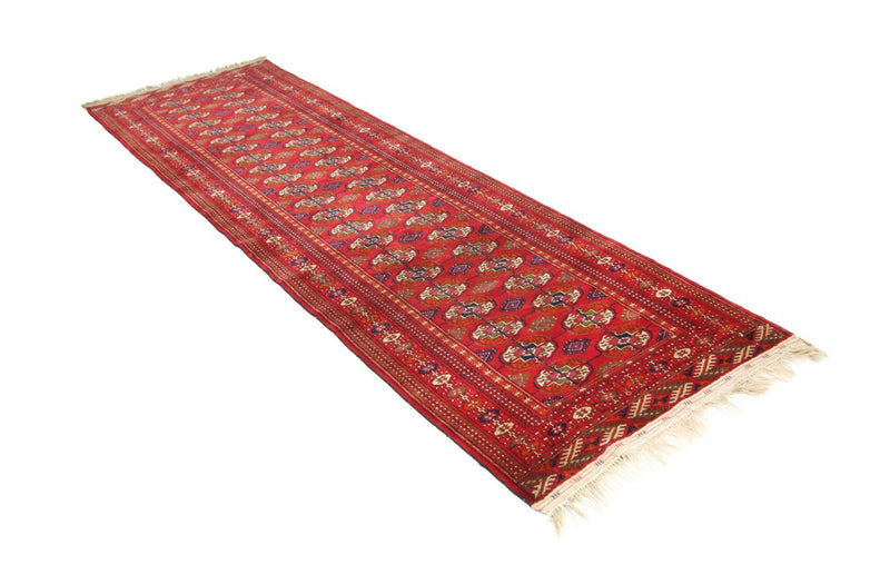 Løber Afghansk tæppe - Bukhara - 285 x 88 cm - rød