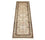 Løber Silketæppe - Kashmir Silk - 250 x 80 cm - beige