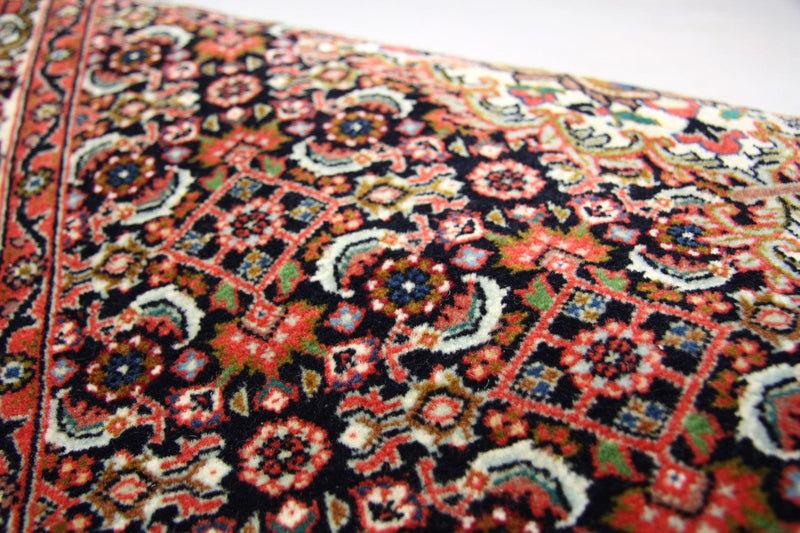 Løber Persisk tæppe - Bijar - 202 x 75 cm - blå