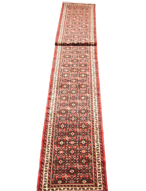 Løber Persisk tæppe - Nomadisk - 783 x 80 cm - rød