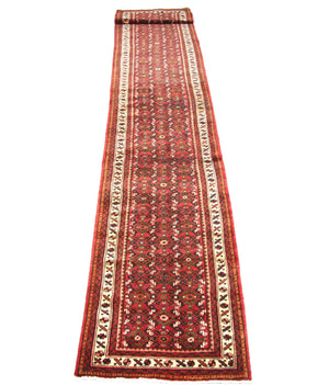 Løber Persisk tæppe - Nomadisk - 470 x 93 cm - rød