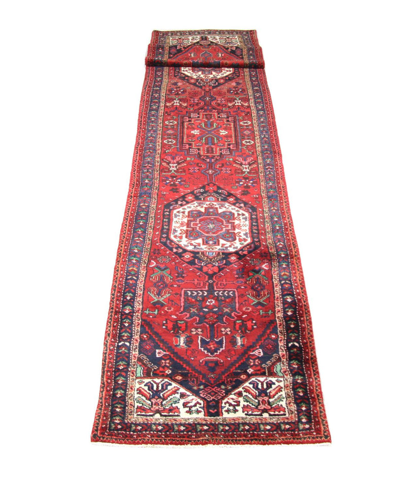 Løber Persisk tæppe - Nomadisk - 475 x 101 cm - rød
