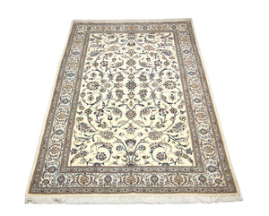 Persisk tæppe - Nain - Premium - 253 x 165 cm - naturlig hvid