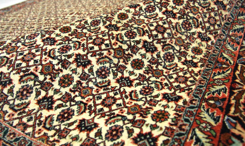 Persisk tæppe - Bijar - 251 x 202 cm - beige