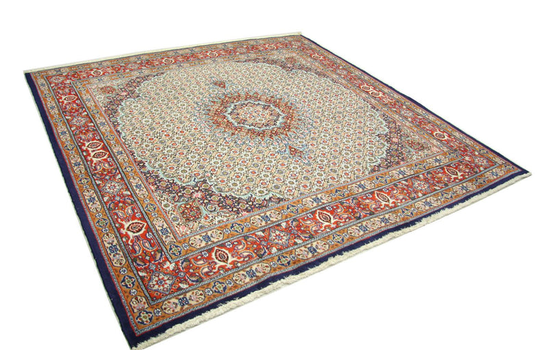 Persisk tæppe - Classic firkantet  - 195 x 195 cm - beige