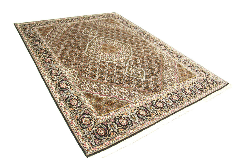 Persisk tæppe - Tabriz - 202 x 152 cm - brun