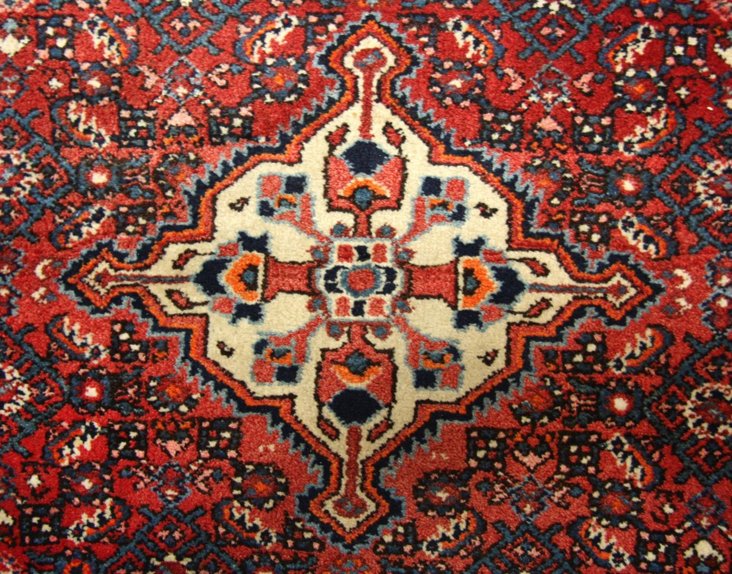 Persisk tæppe - Nomadisk - 205 x 147 cm - rød