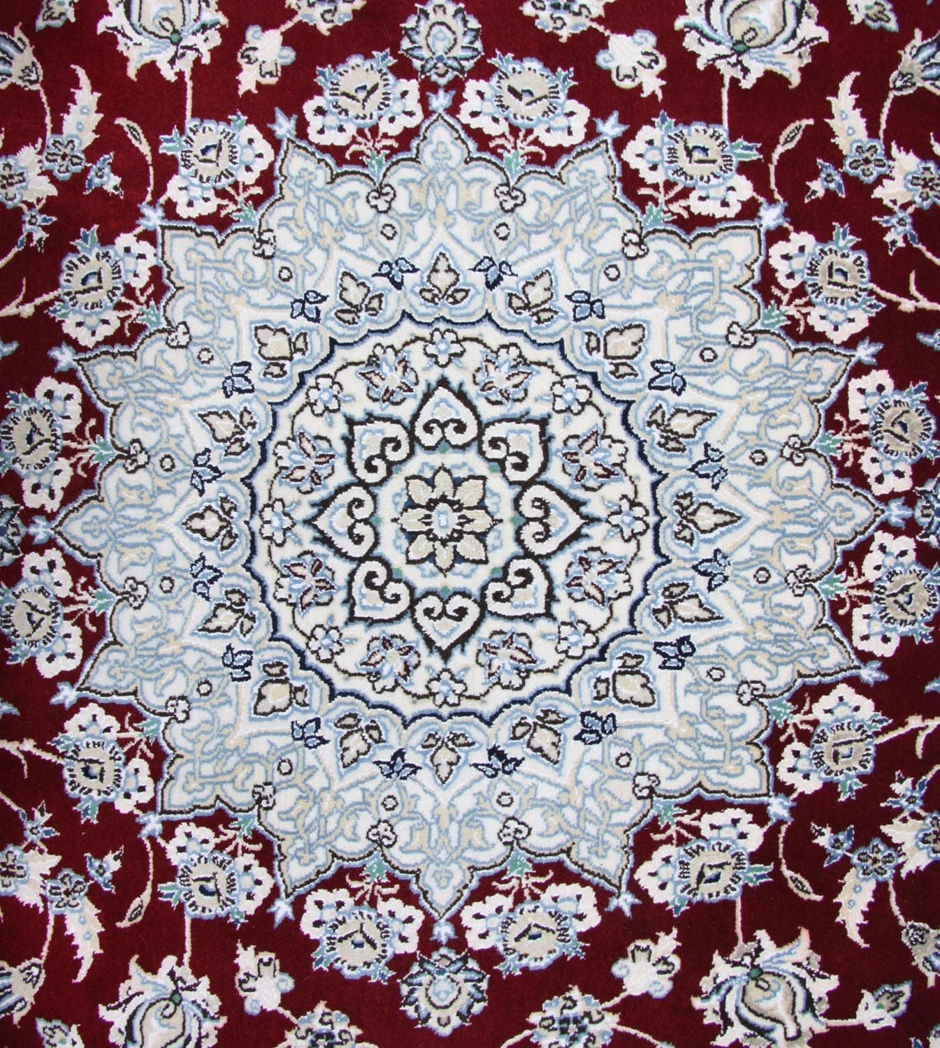 Persisk tæppe - Nain - Royal - 320 x 204 cm - blå