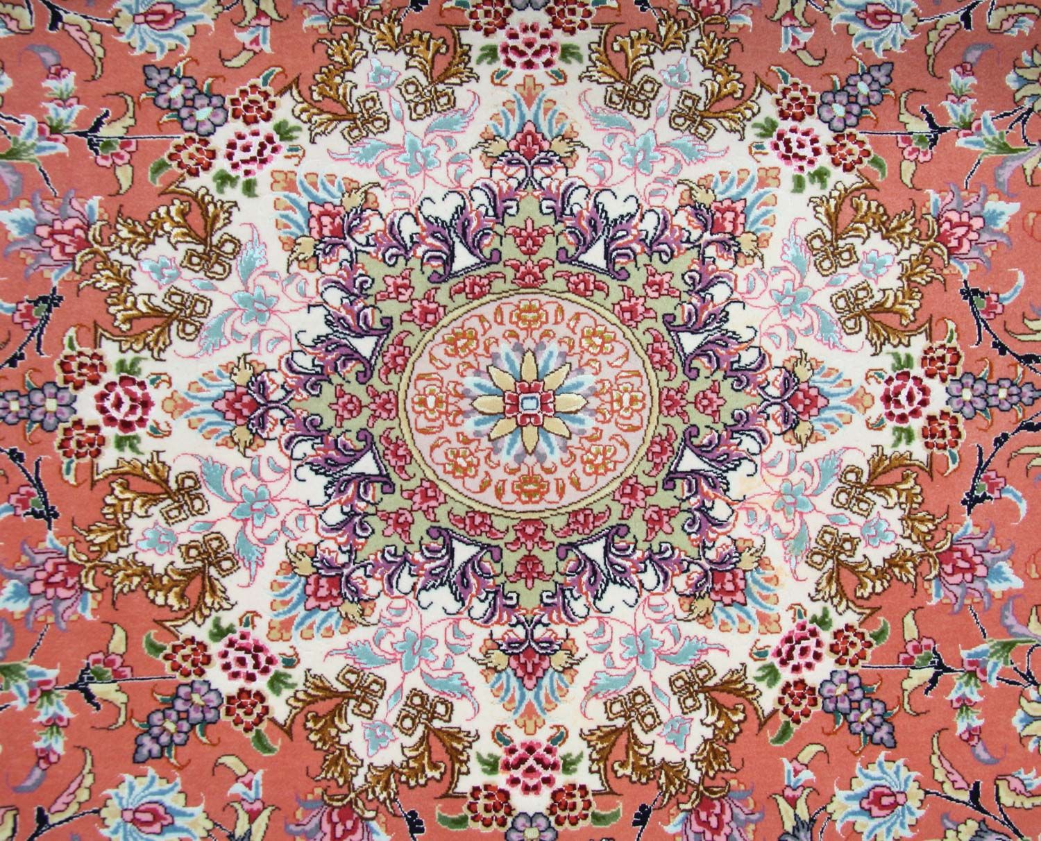 Persisk tæppe - Tabriz - Royal - 302 x 202 cm - orange