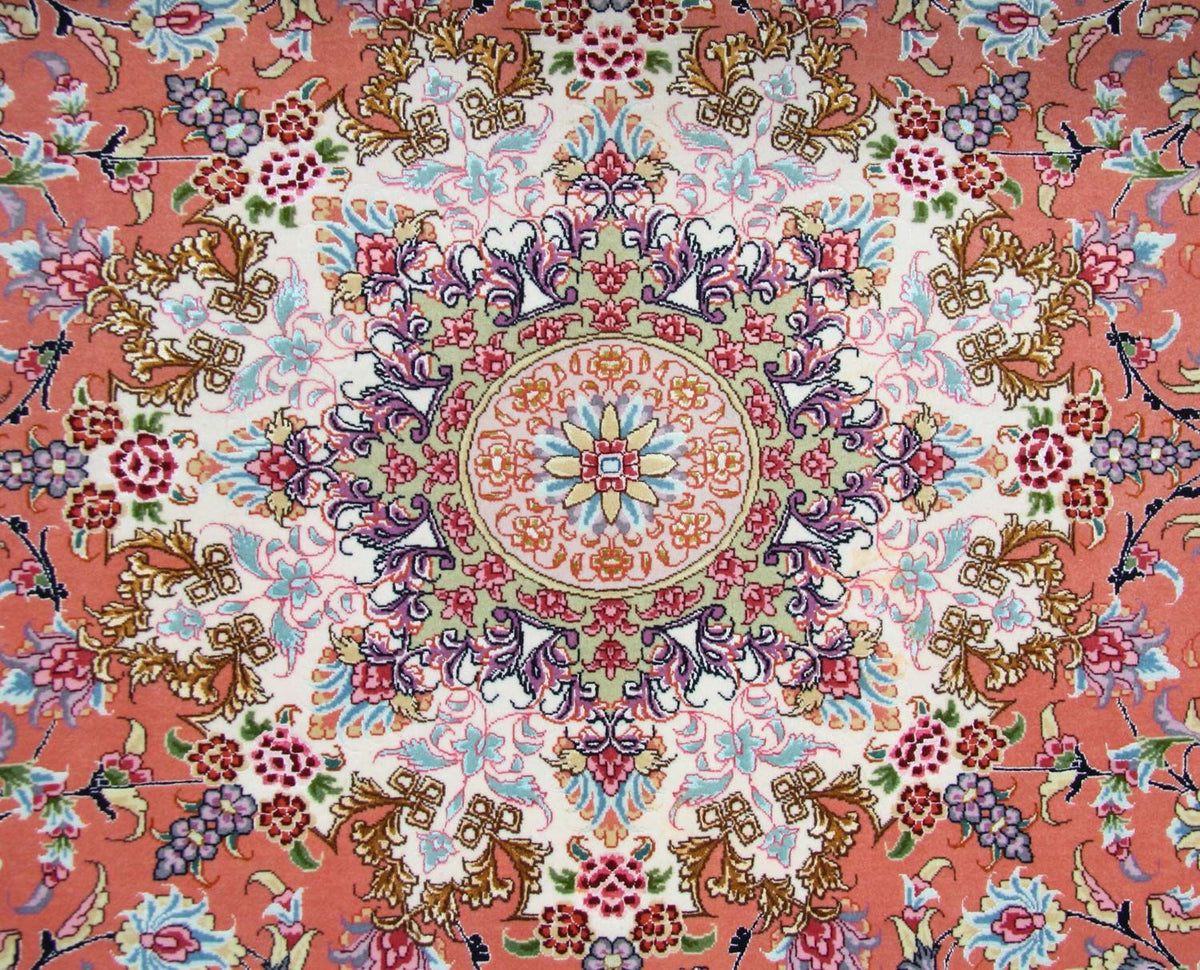 Persisk tæppe - Tabriz - Royal - 302 x 202 cm - orange