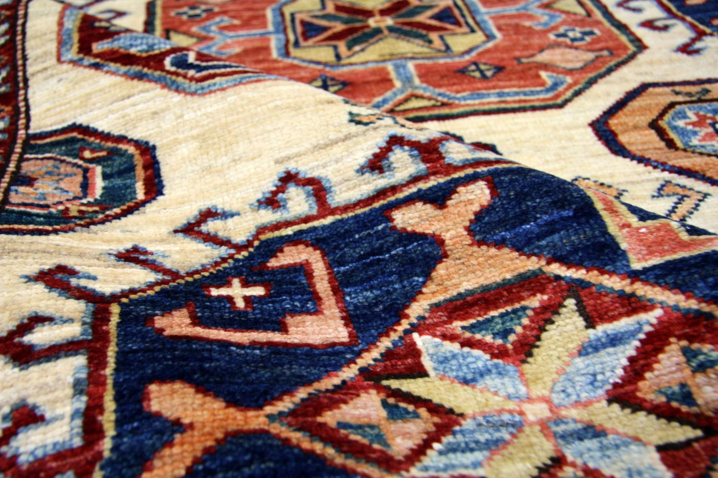Kazak Tæppe 202x193cm - Orientalsk tæppe