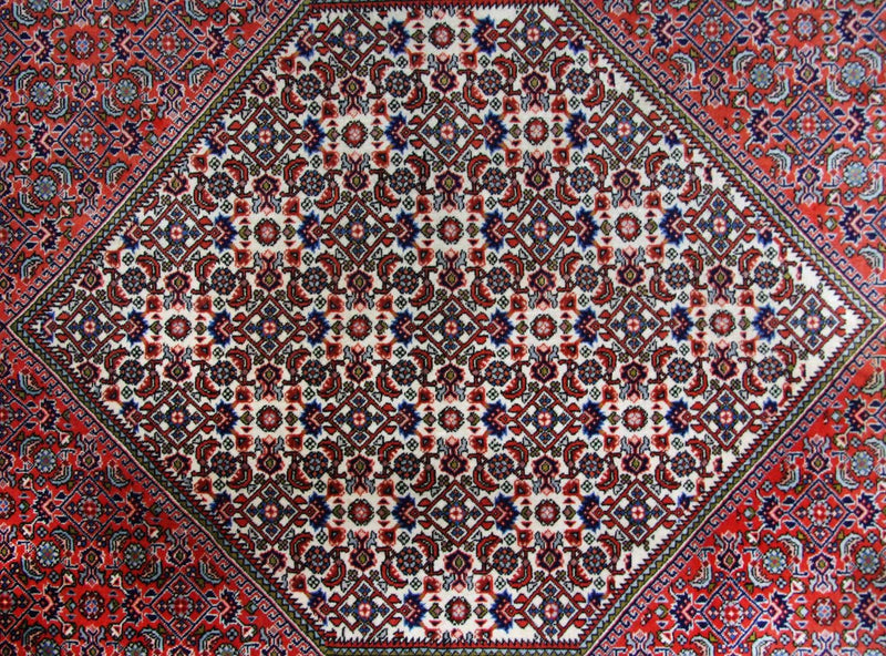 Persisk tæppe - Bijar - 255 x 200 cm - brun