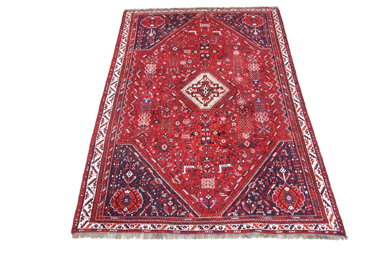 Persisk tæppe - Nomadisk - 274 x 175 cm - rød