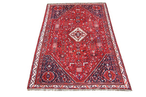 Persisk tæppe - Nomadisk - 274 x 175 cm - rød