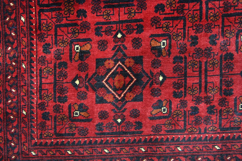 Afghansk tæppe - Kunduz - 290 x 207 cm - rød