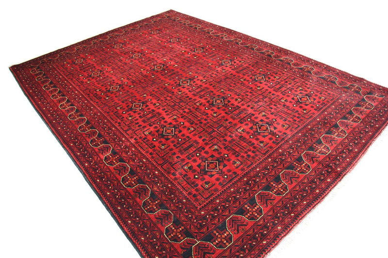 Afghansk tæppe - Kunduz - 290 x 207 cm - rød