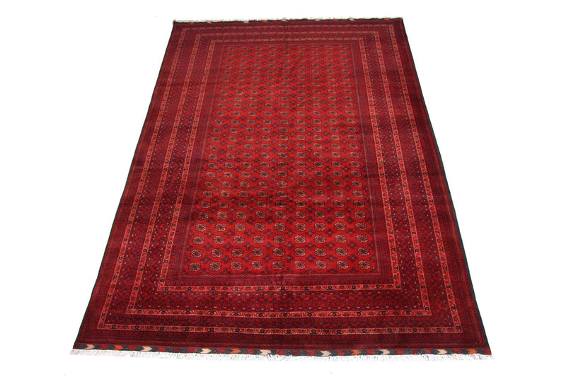 Afghansk tæppe - Bukhara - 293 x 192 cm - rød
