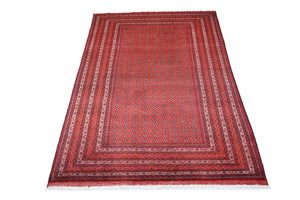 Afghansk tæppe - Bukhara - 296 x 191 cm - rød