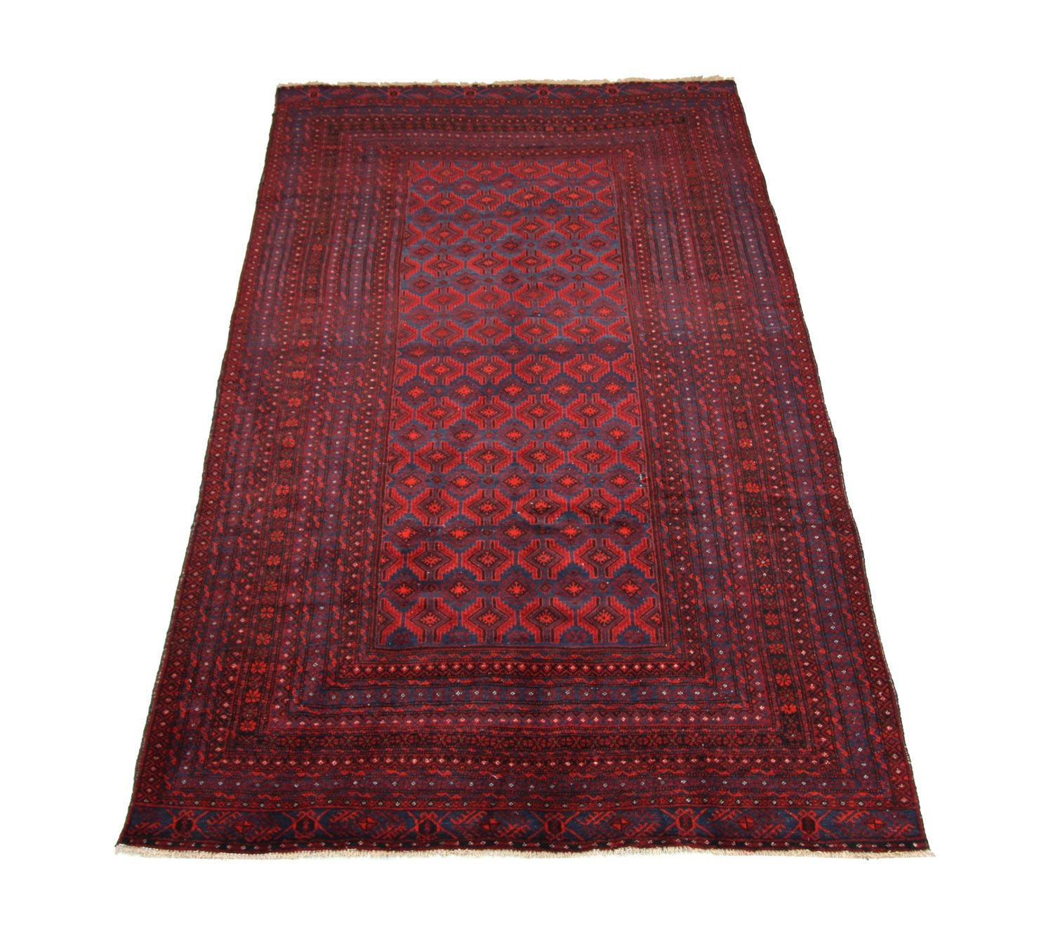 Baluch-tæppe - 286 x 158 cm - rød