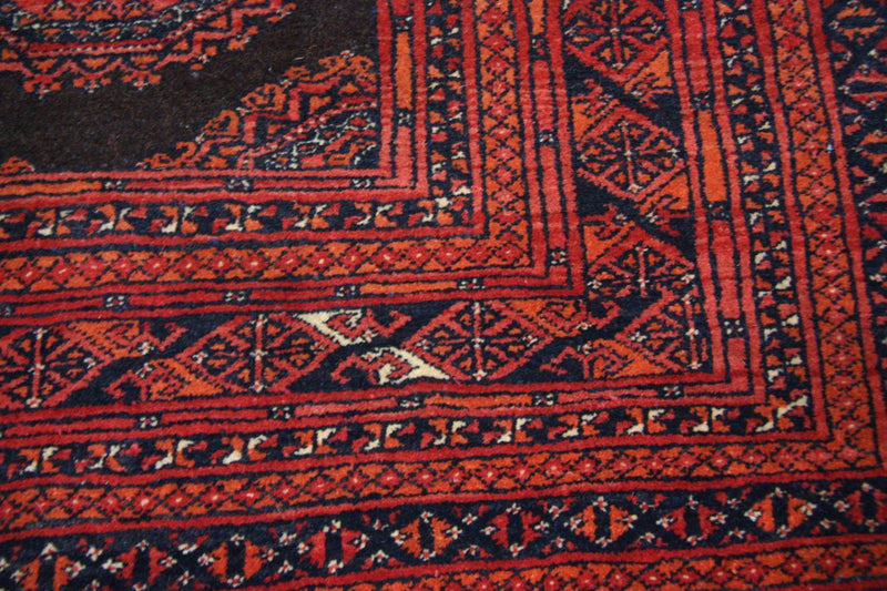 Afghansk tæppe - Bukhara - 275 x 198 cm - rød