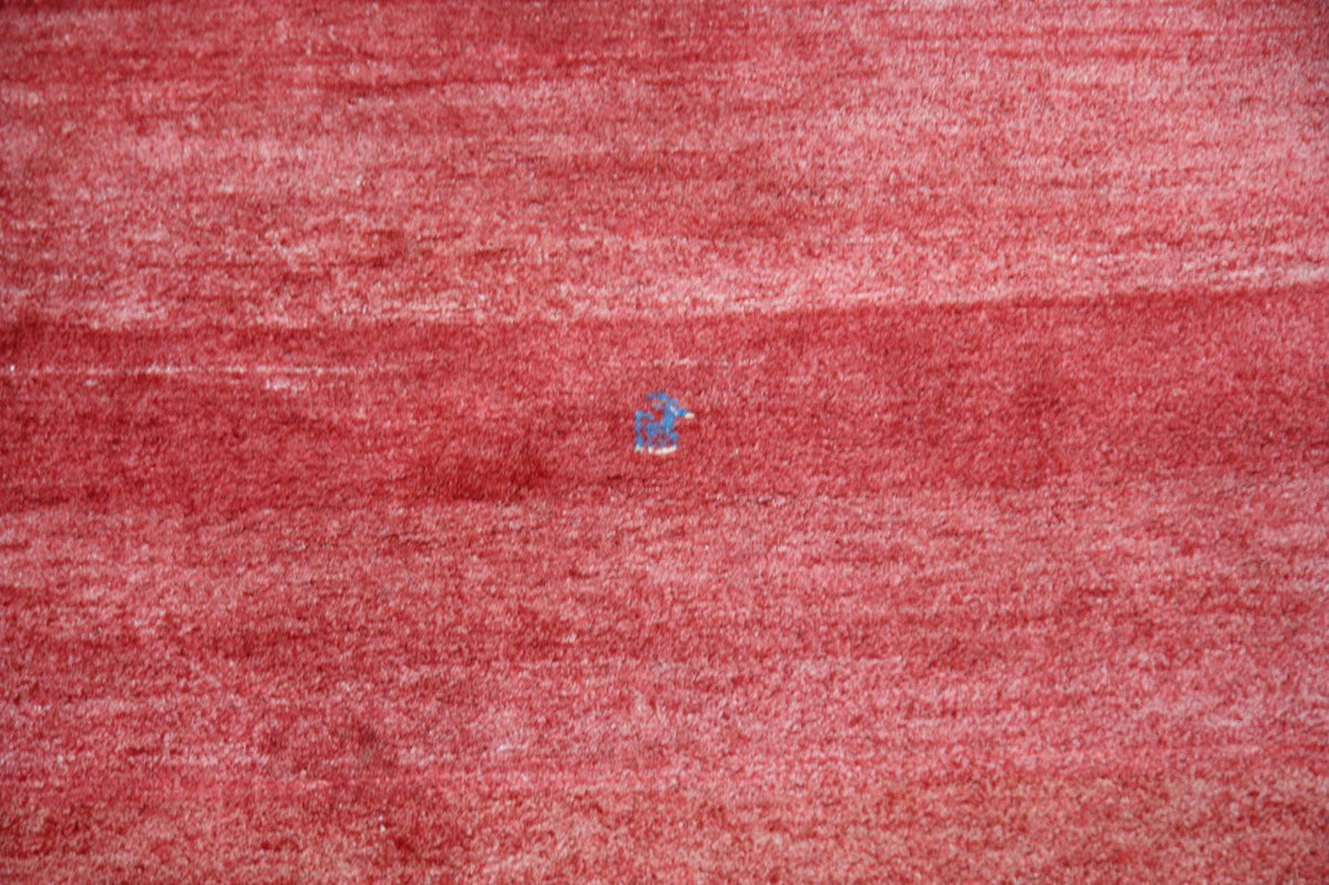 Gabbeh-tæppe - Persisk firkantet  - 111 x 111 cm - rød