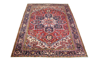 Persisk tæppe - Nomadisk - 330 x 254 cm - blå