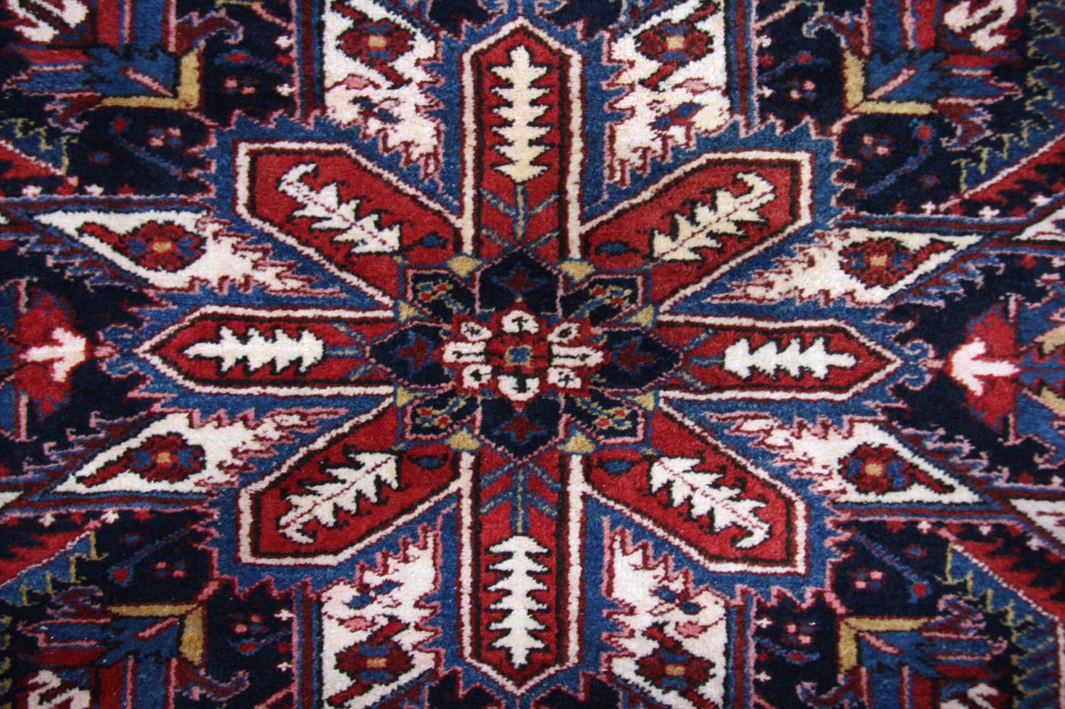 Persisk tæppe - Nomadisk - 330 x 254 cm - blå