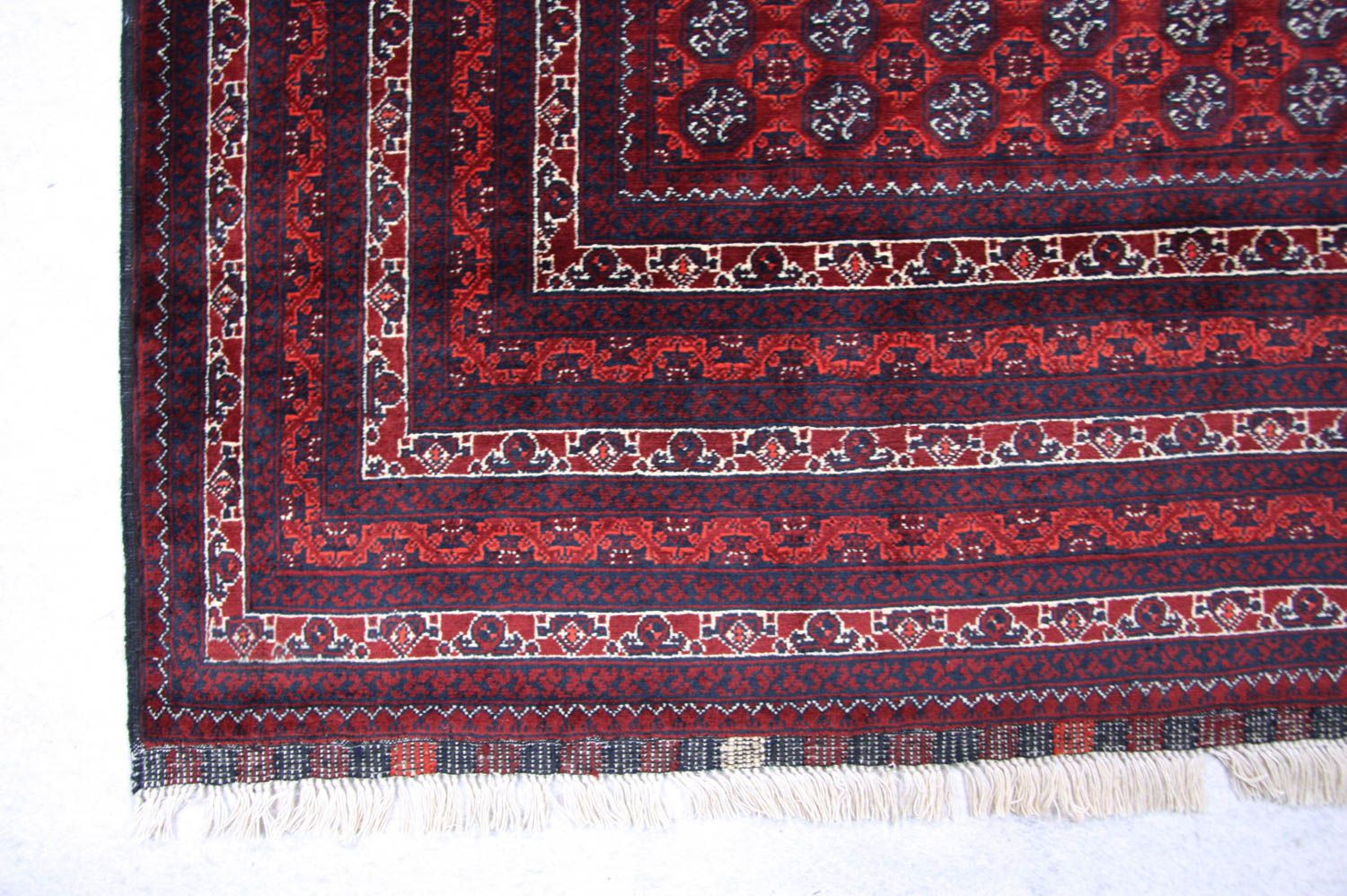 Afghansk tæppe - Bukhara - 293 x 196 cm - rød