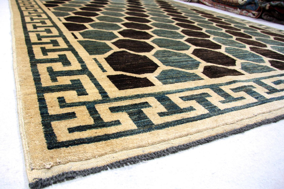 Ziegler Tæppe - Moderne - 261 x 207 cm - blå