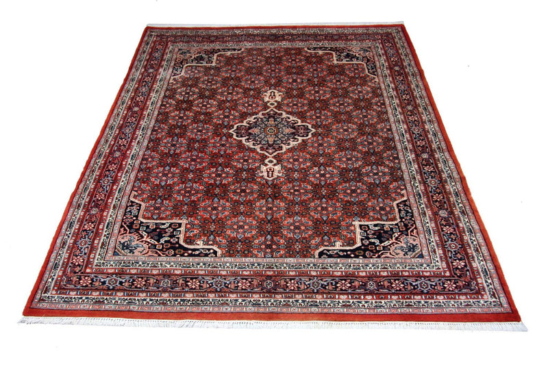 Persisk tæppe - Bijar - 313 x 250 cm - rød