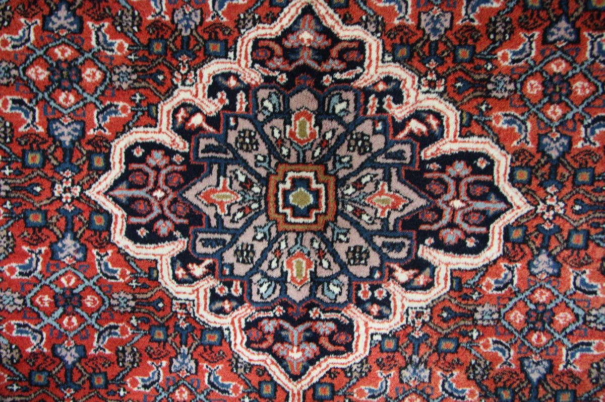 Persisk tæppe - Bijar - 313 x 250 cm - rød