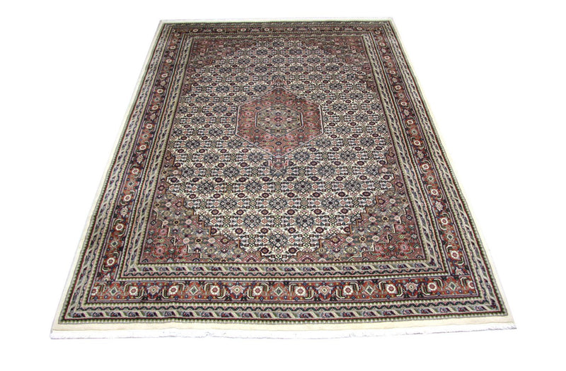 Persisk tæppe - Bijar - 355 x 250 cm - blå