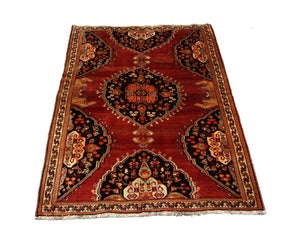 Persisk tæppe - Nomadisk - 250 x 160 cm - rød
