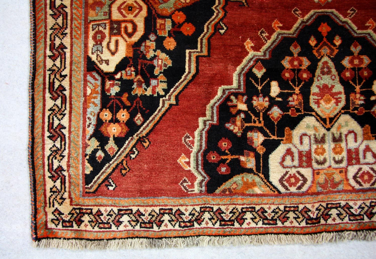Persisk tæppe - Nomadisk - 250 x 160 cm - rød