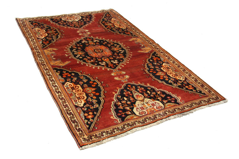 Persisk tæppe - Nomadisk - 250 x 160 cm - rød