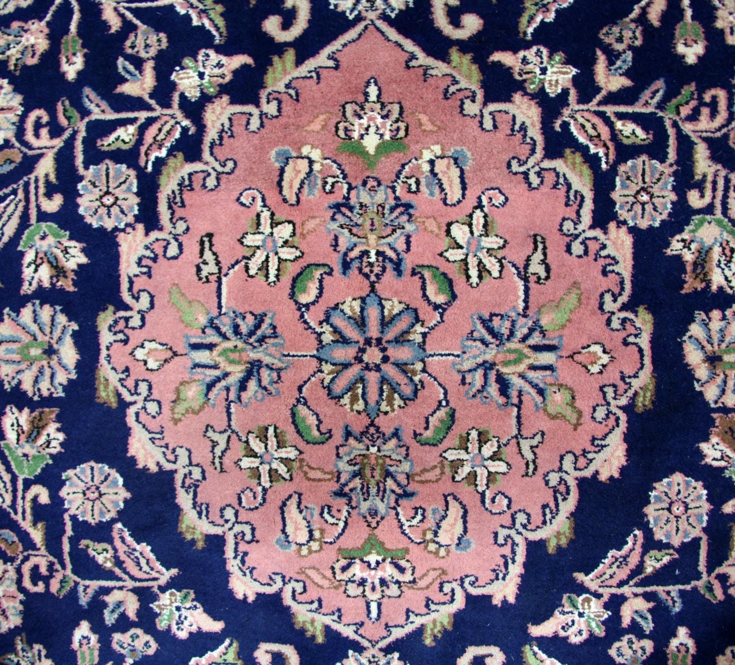 Persisk tæppe - Tabriz - 302 x 244 cm - blå