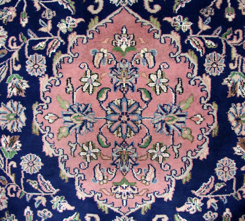Persisk tæppe - Tabriz - 302 x 244 cm - blå