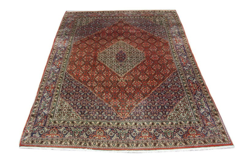 Persisk tæppe - Bijar - 335 x 245 cm - brun