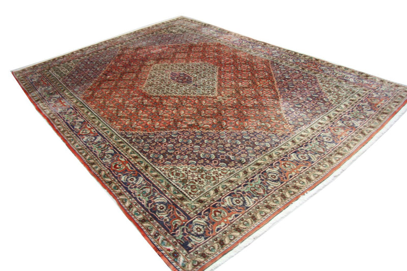 Persisk tæppe - Bijar - 335 x 245 cm - brun